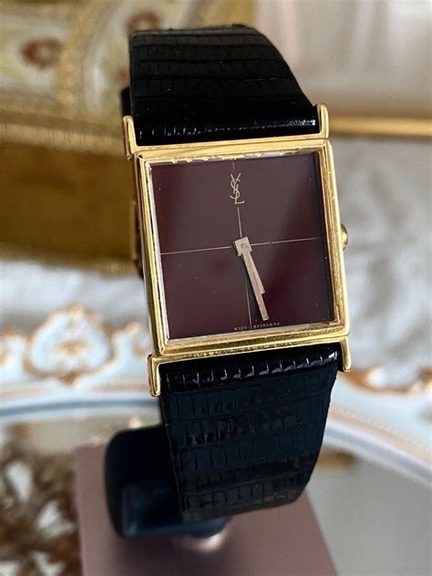 yves saint laurent tank watch|yves saint laurent wrist watches.